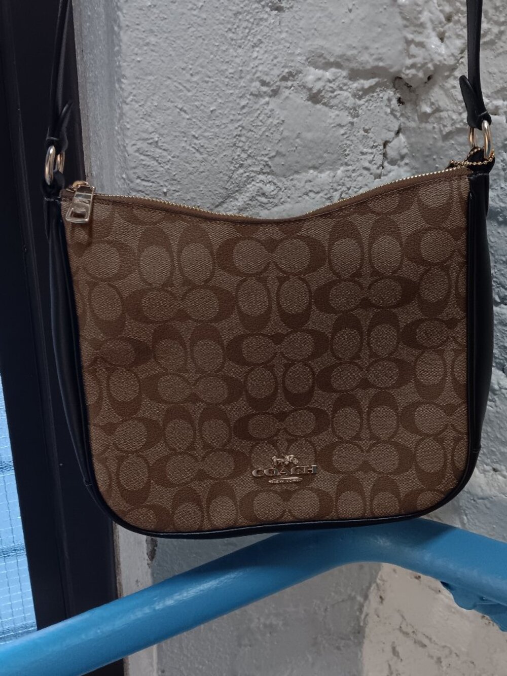 COACH crossbody leather bag